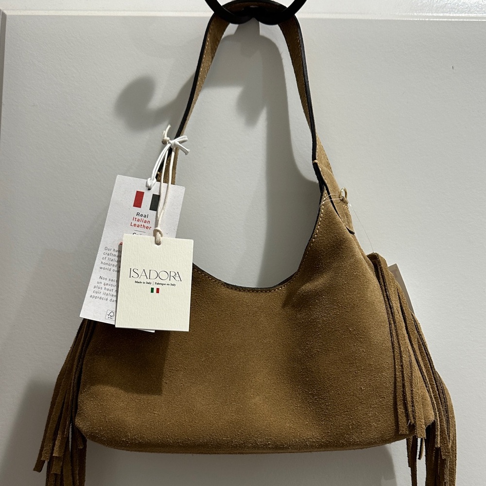 NWT Isadora Italian Suede bag - Picture 3 of 5
